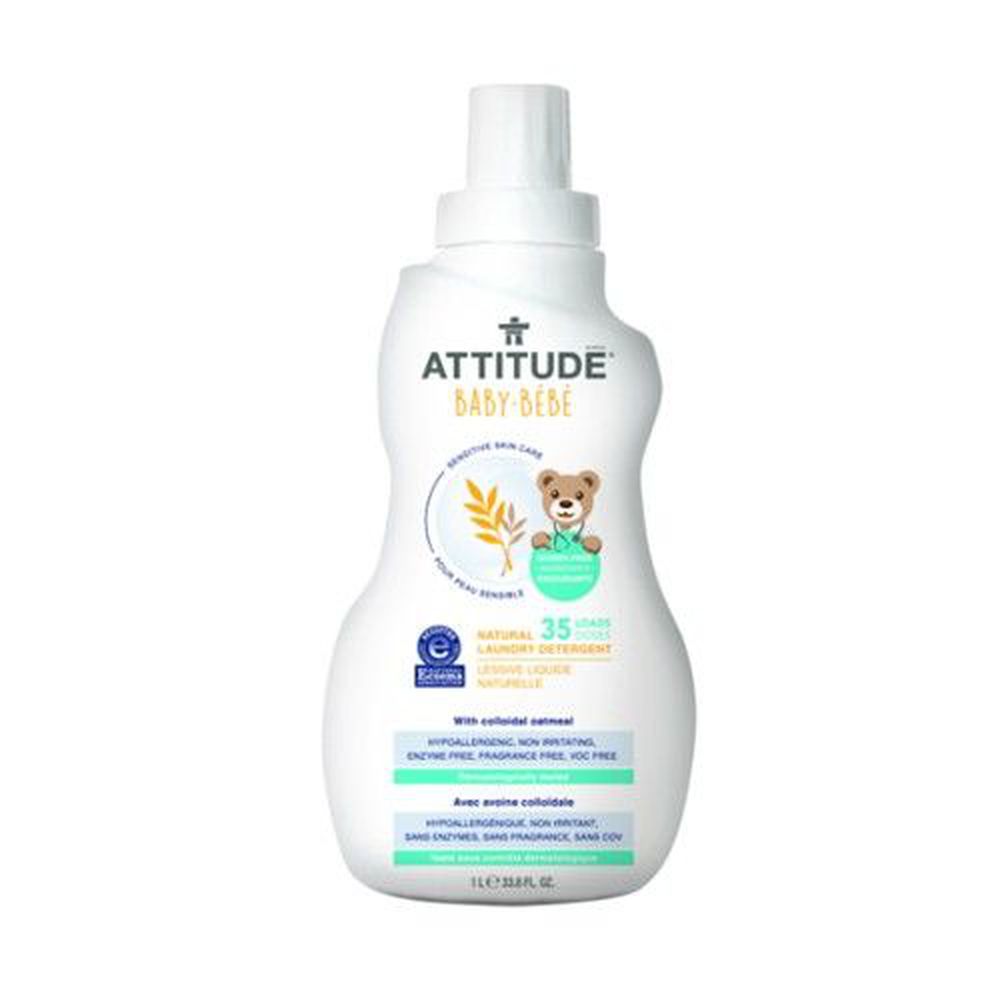 加拿大 ATTITUDE 艾特優 - 寶寶敏感肌膚洗衣精-無香精-1L
