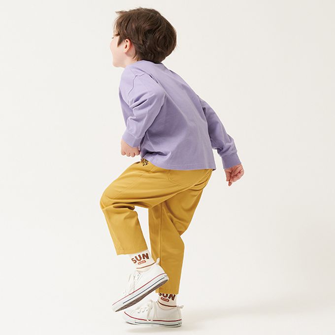 日本 b-ROOM - 挺版舒適廓形長褲-灰藍