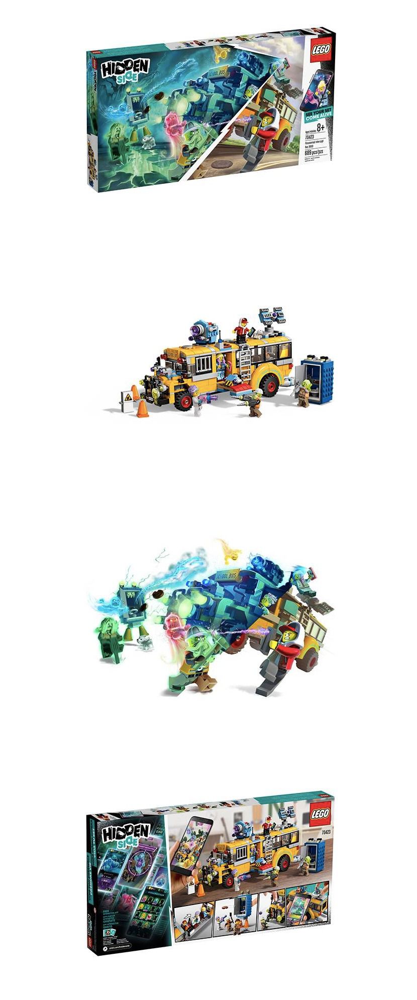 樂高 LEGO - 【新品】樂高Hidden Side幽靈祕境系列-超自然攔截巴士3000 70423-689pcs