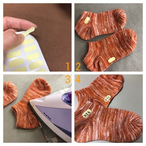 日本 KAWAGUCHI 川口 免燙標籤姓名布貼紙