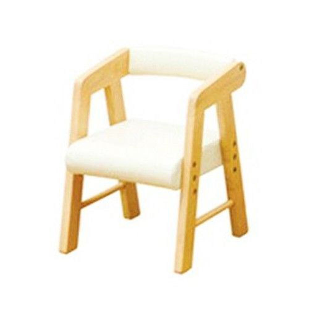 日本 na-KIDS - 兒童軟座靠背調整椅(有扶手)-清新米