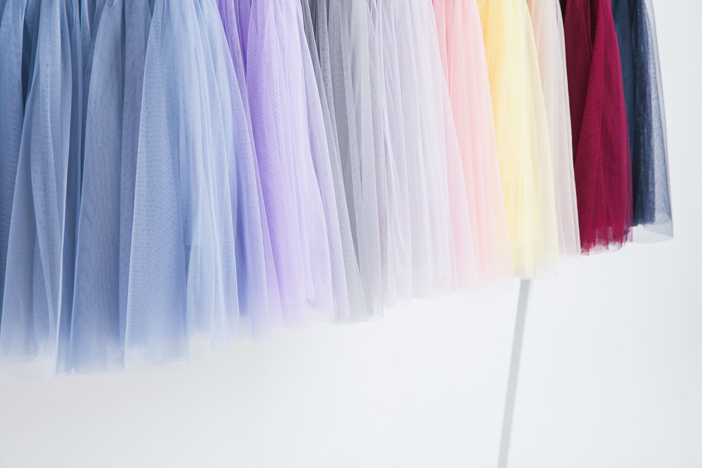 Peachy - 北鼻款*獨家訂製綿柔法式浪漫三層蓬紗裙-三層蓬版-仙杜瑞拉藍