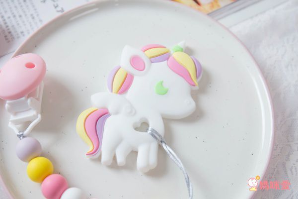 英國 Choby's - 粉紅獨角獸固齒器