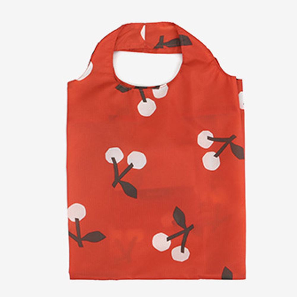韓國 Daily Like - 口袋型環保袋/購物袋-紅色櫻桃