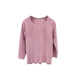 Healthya - 日本製 肌極 八分袖保暖衣-粉色