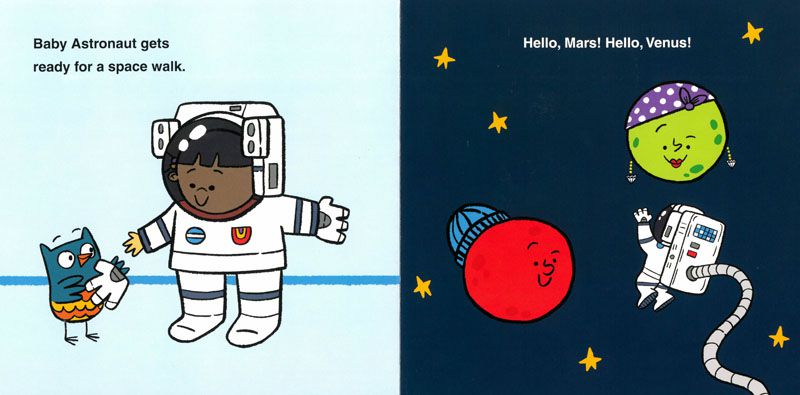 硬頁書 BABY ASTRONAUT/BABY SCIENTIST/小小科學家認知書