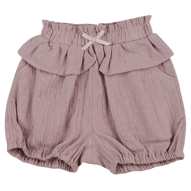 akachan honpo - 短褲-柔軟楊柳布-粉紅色