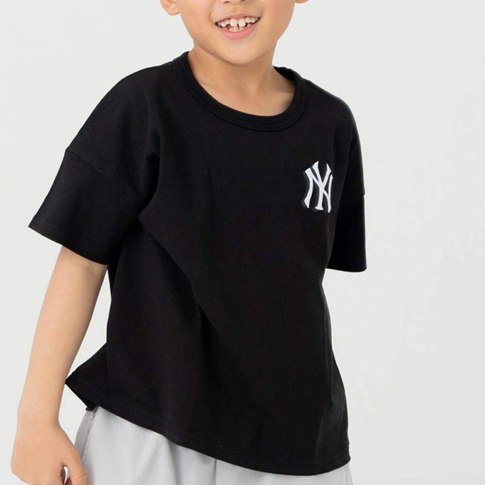 MLB聯名 純棉短袖上衣-紐約洋基-黑