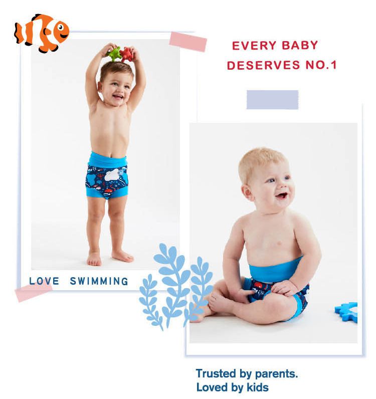 Splash About 潑寶 - 3D加強版 游泳尿布褲-海底大冒險