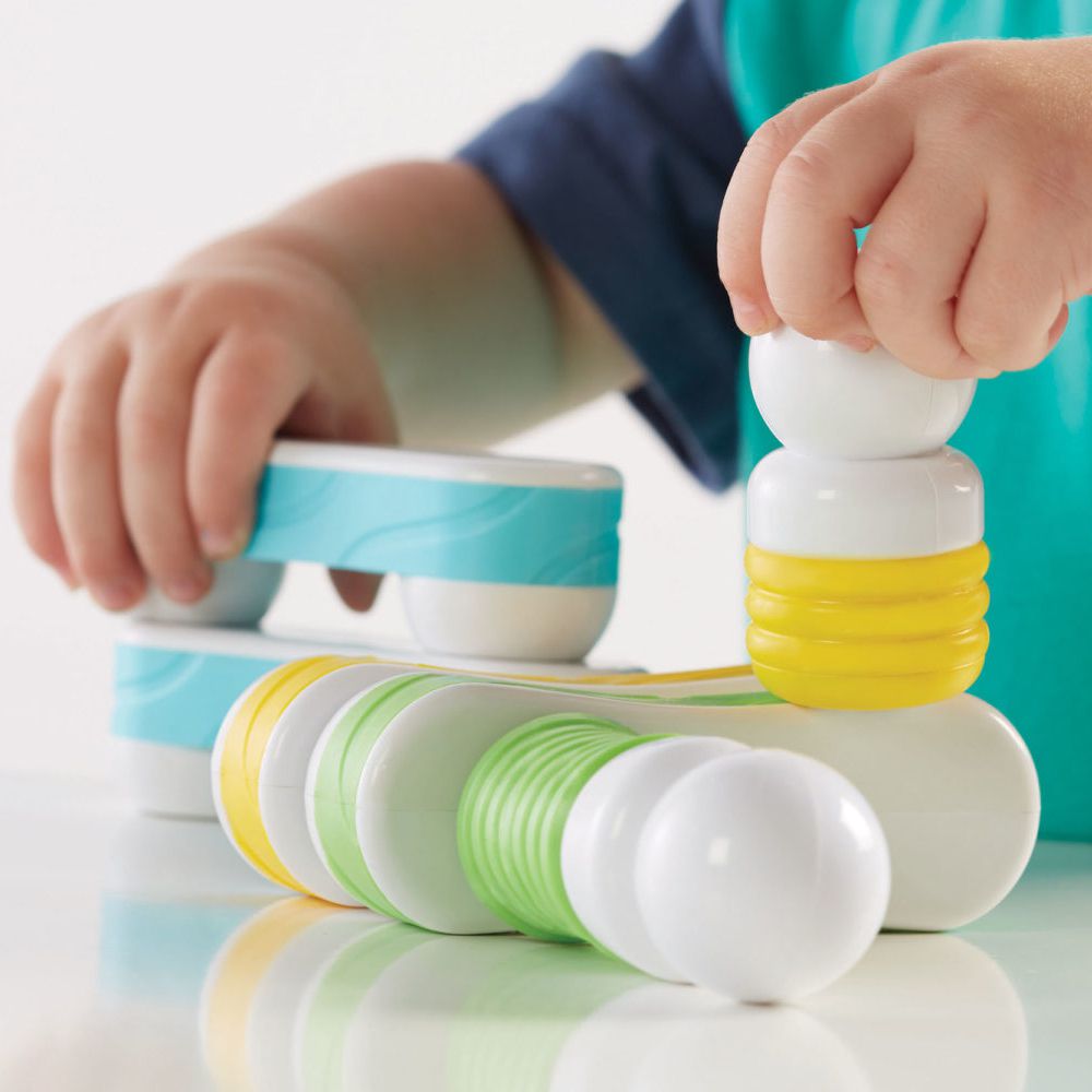 美國 guidecraft - 觸覺磁力連結積木-24件