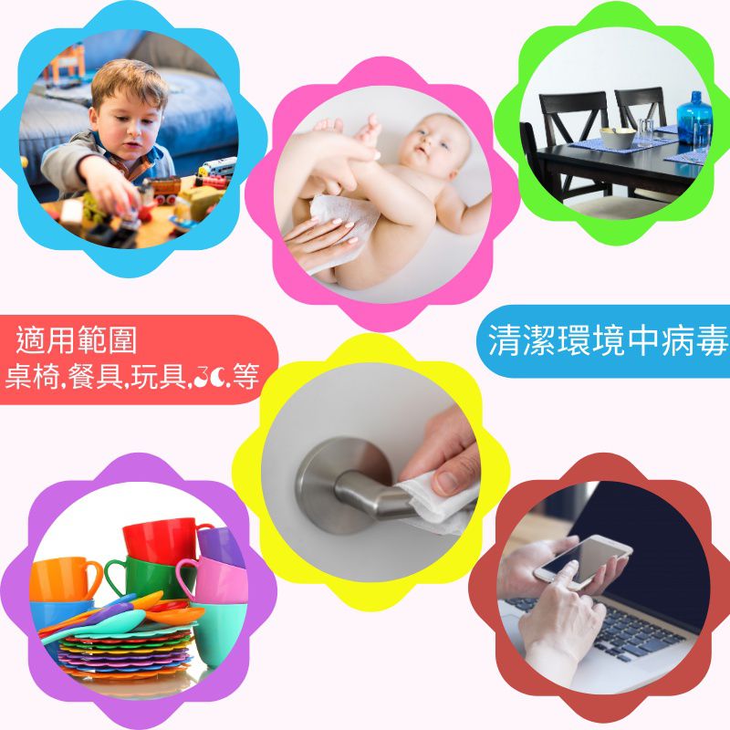 芊柔 - 清除環境中新冠狀病毒 厚型濕紙巾-15抽x30包/箱