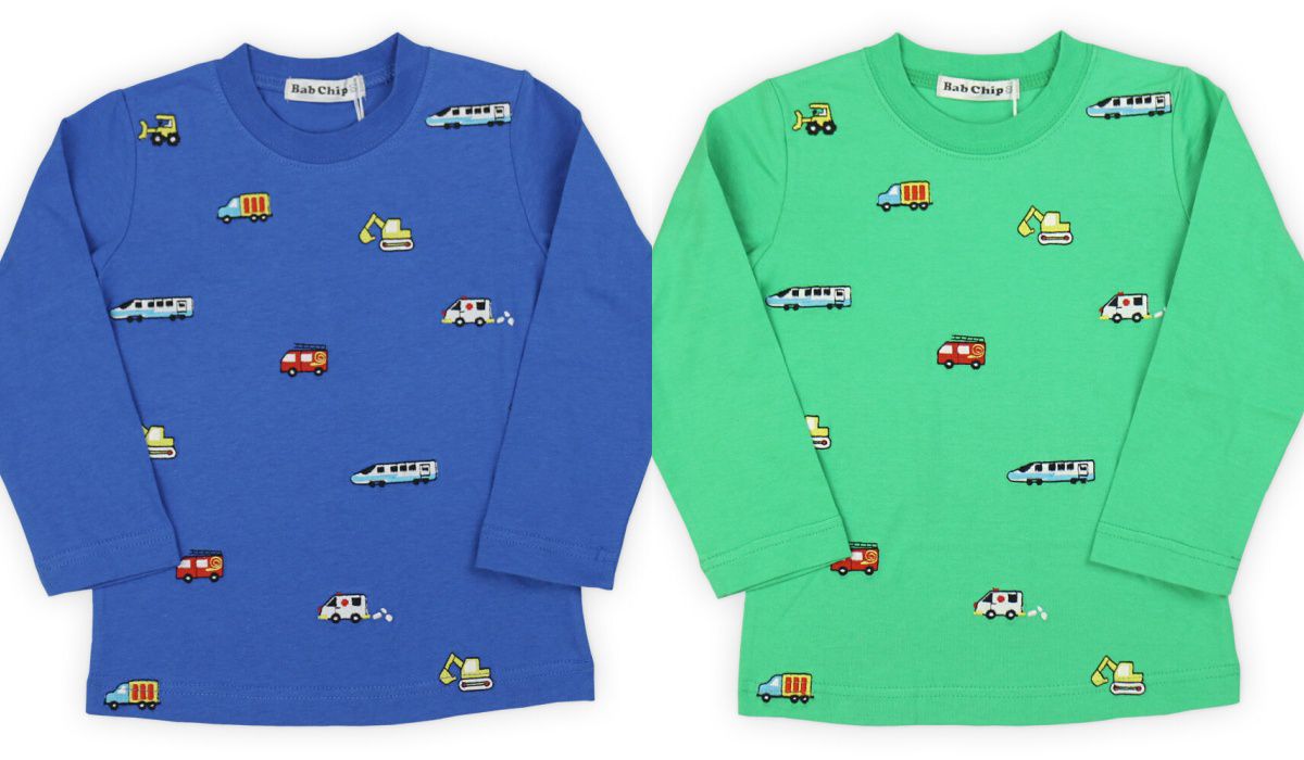 日本服飾代購 - 純棉刺繡X印花長袖上衣-三條路-黃