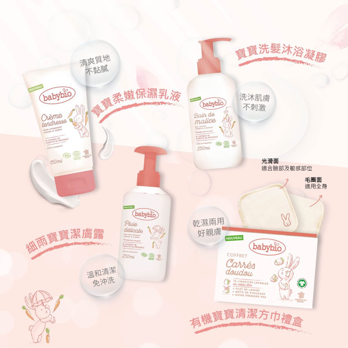 法國babybio - 寶寶柔嫩保濕乳液-150ml