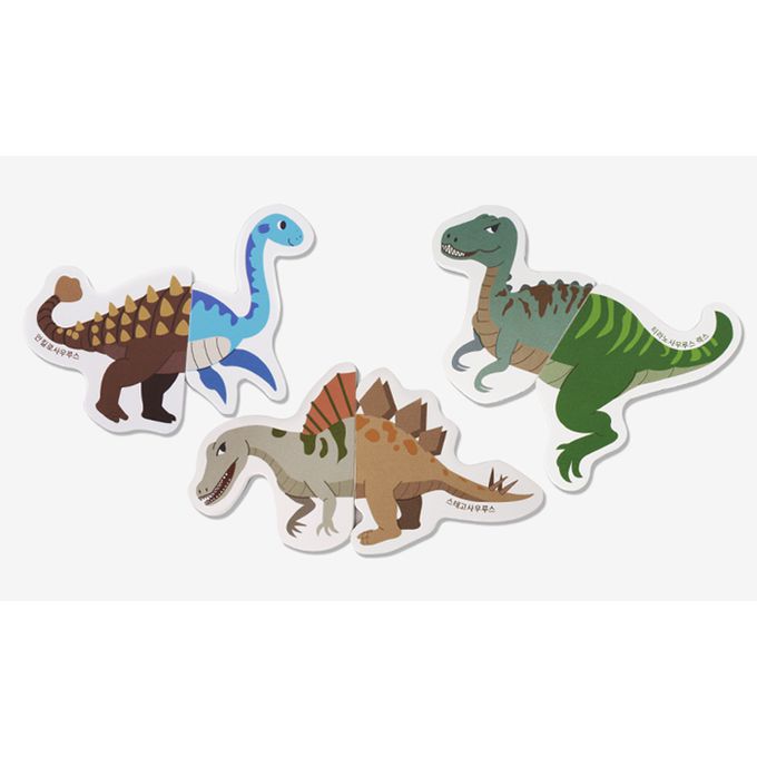 韓國 Ariati - 配對磁性貼盒裝組-恐龍