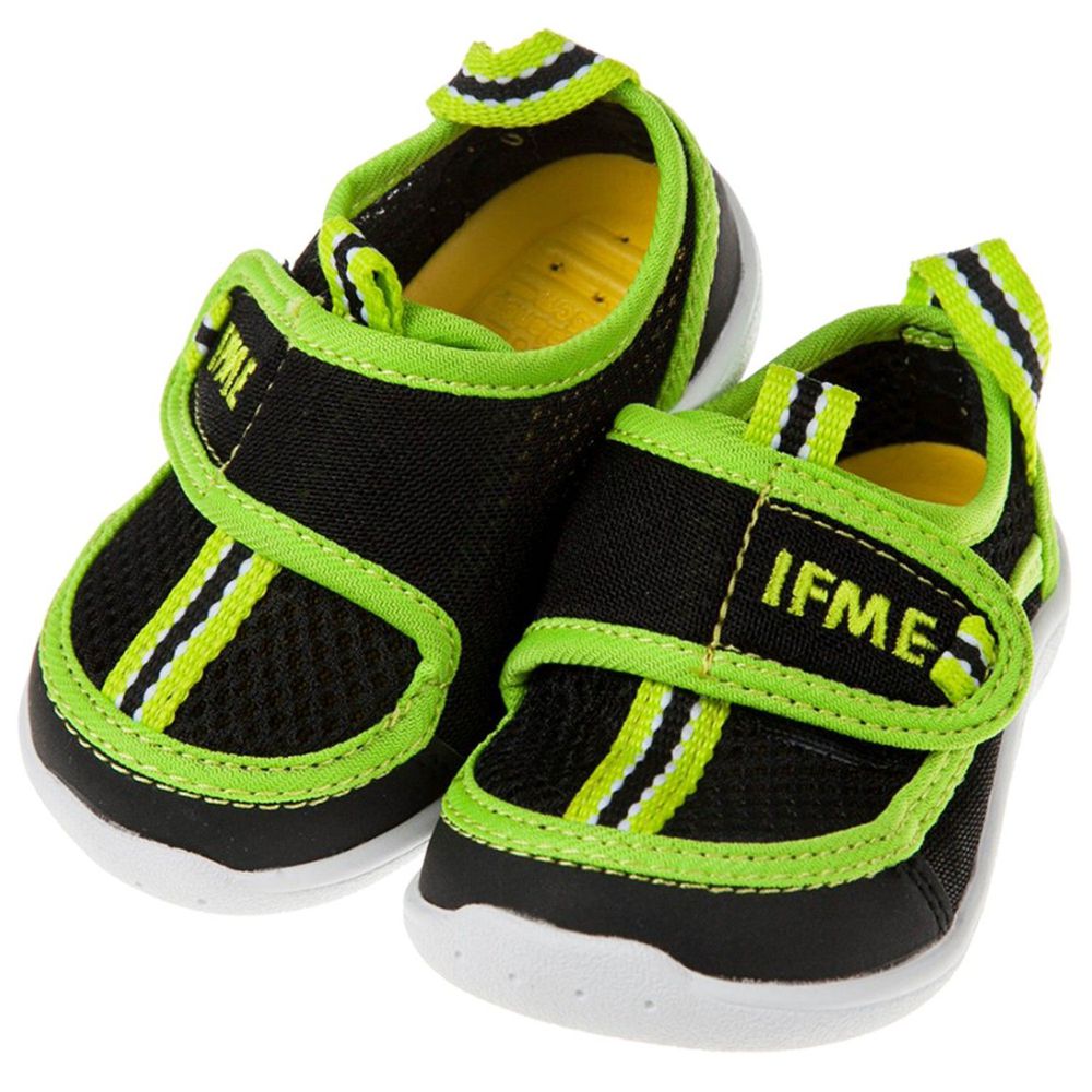 日本IFME - 日本IFME綠黑色寶寶機能運動水涼鞋