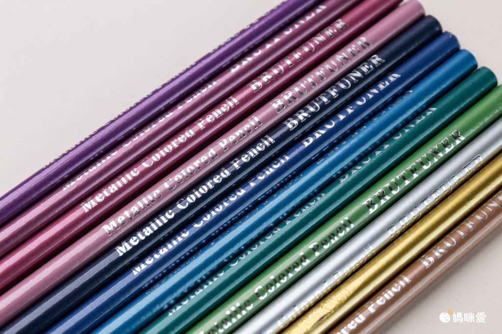 Brutfuner金屬配色彩繪色鉛筆-50色