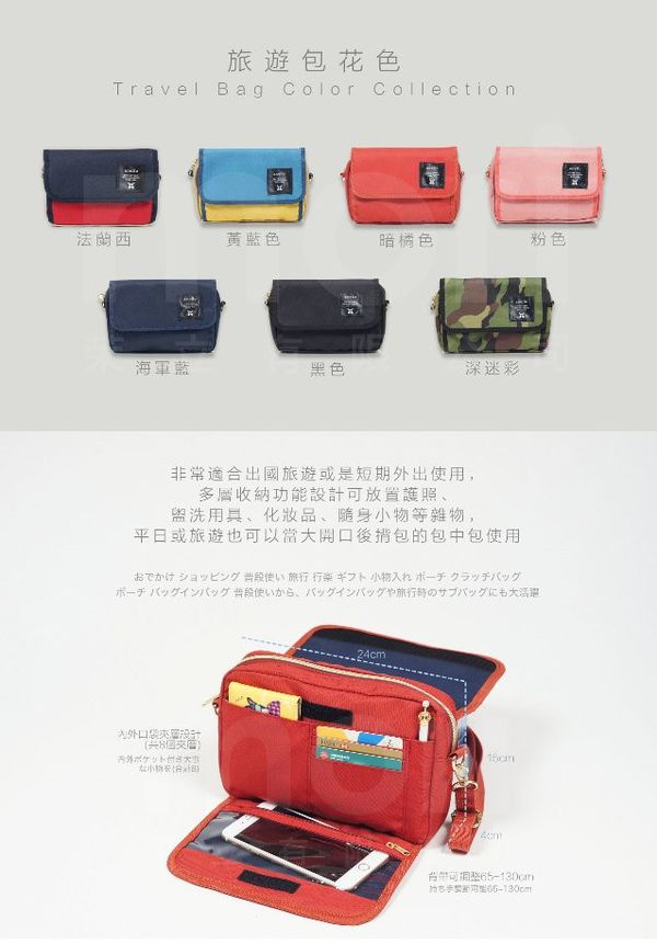 日本 Anello - 旅遊外出隨身包-mini小尺寸-CAMO迷彩