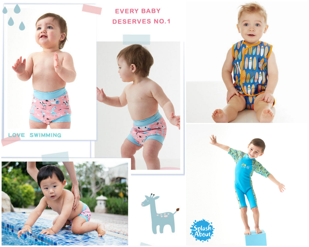 潑寶 Splash About 英國市占率第一品牌 ♔ 泳衣 / 游泳尿布褲
