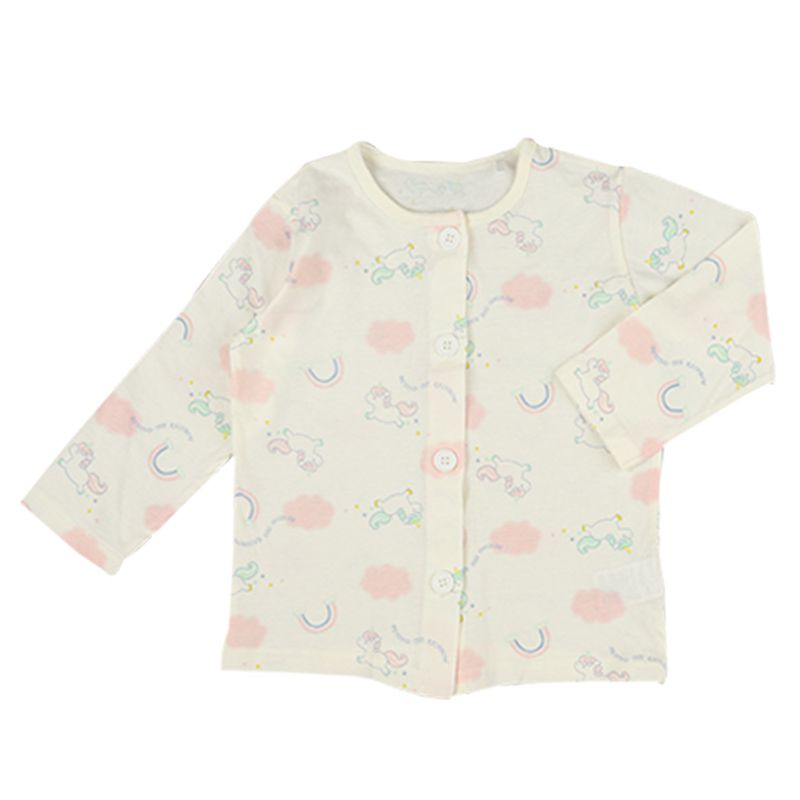 akachan honpo - 女短袖+長袖家居服-粉紅色