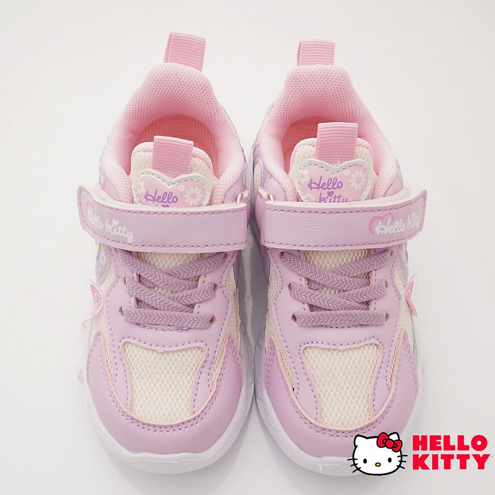 HELLO KITTY - 可愛凱蒂貓甜心電燈運動鞋(中小童段)-紫