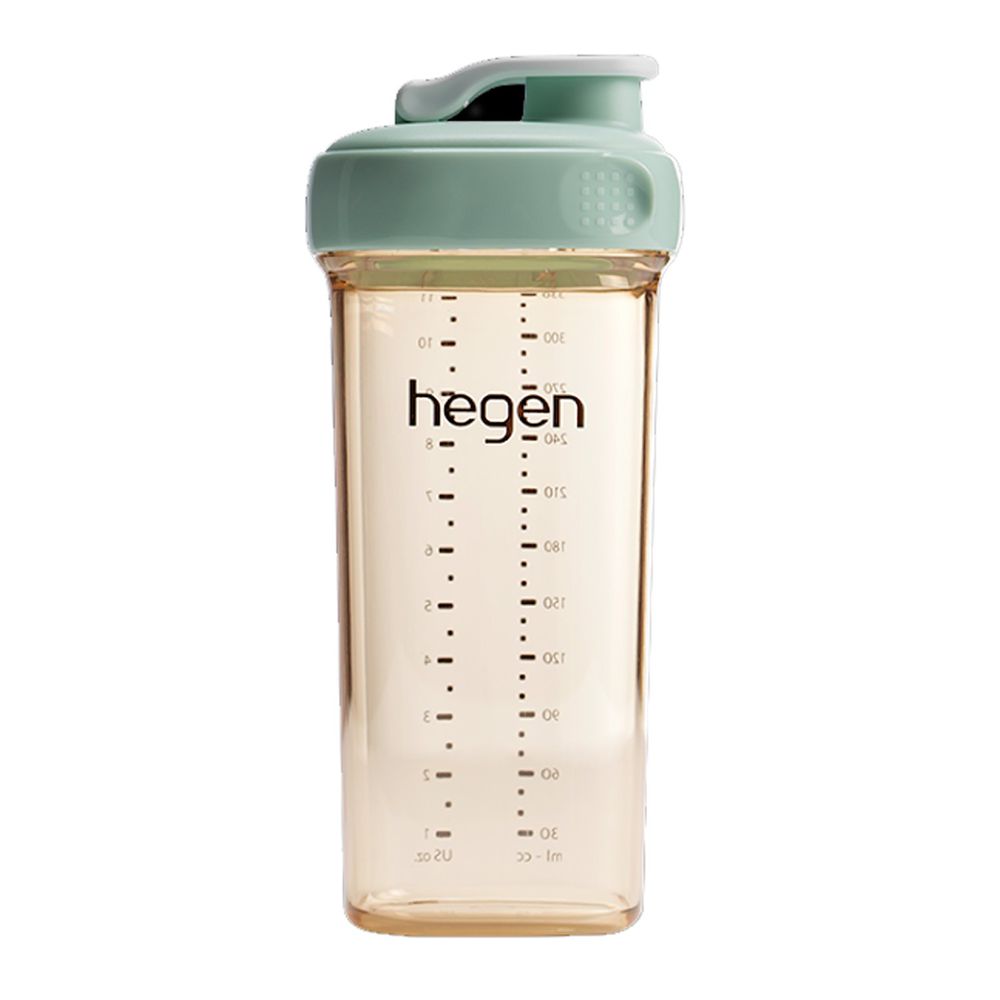hegen - 金色奇蹟PPSU多功能方圓型寬口水瓶-漾綠-330ml