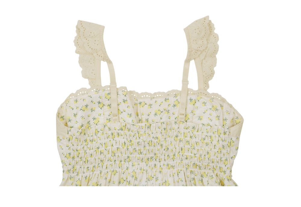 韓國 ULLALA - 天真浪漫無袖睡衣(兩件式) (FREE)