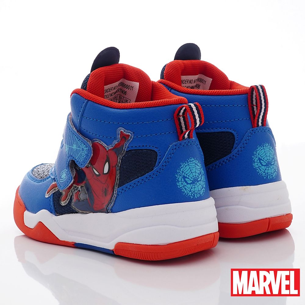 漫威MARVEL - 蜘蛛人高筒休閒鞋(中小童段)-運動鞋-藍