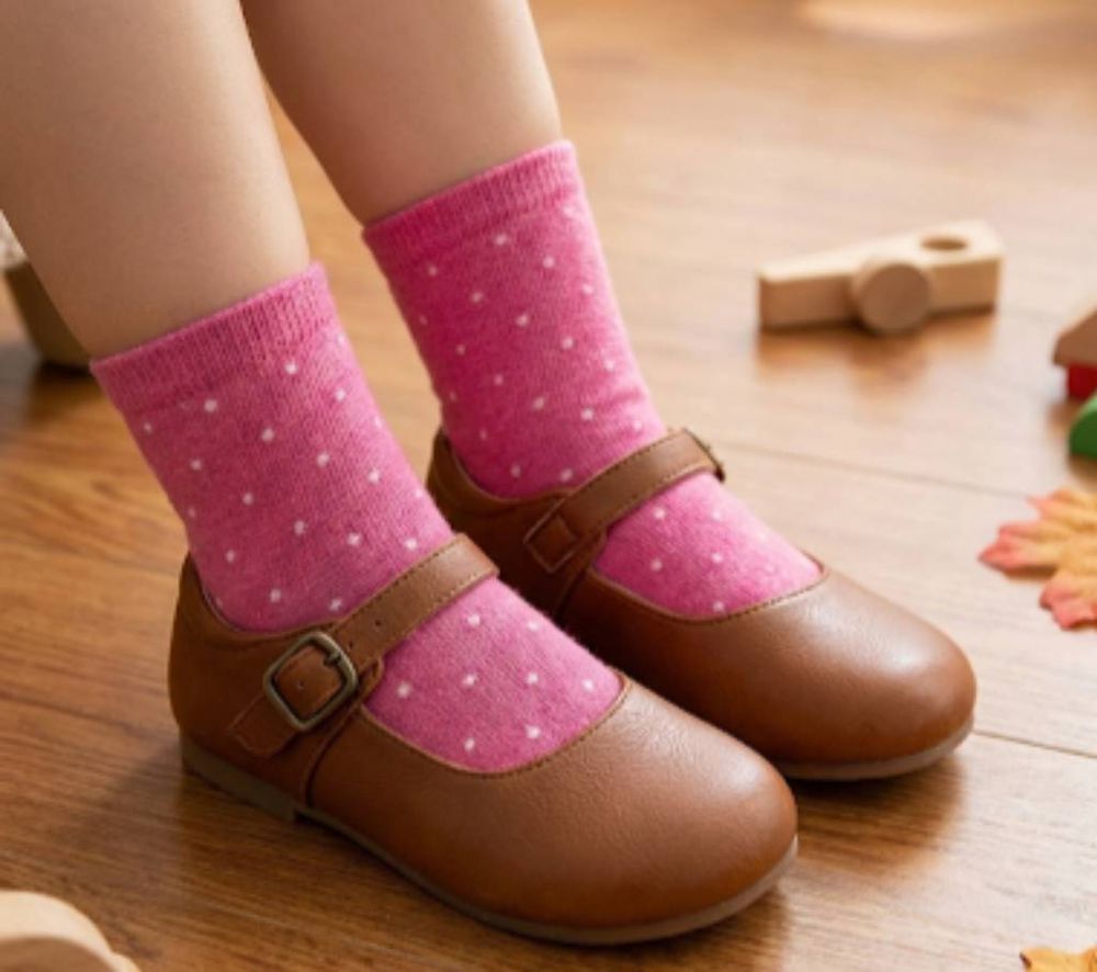 凱美棉業｜MIT台灣製 純棉1/2止滑童襪 水玉點點款 13-16cm-黑、灰、紫、桃-8雙組、12雙組