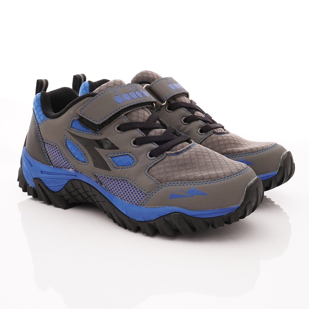 DIADORA - 競速運動鞋-防潑水戶外跑鞋(大童)-灰藍