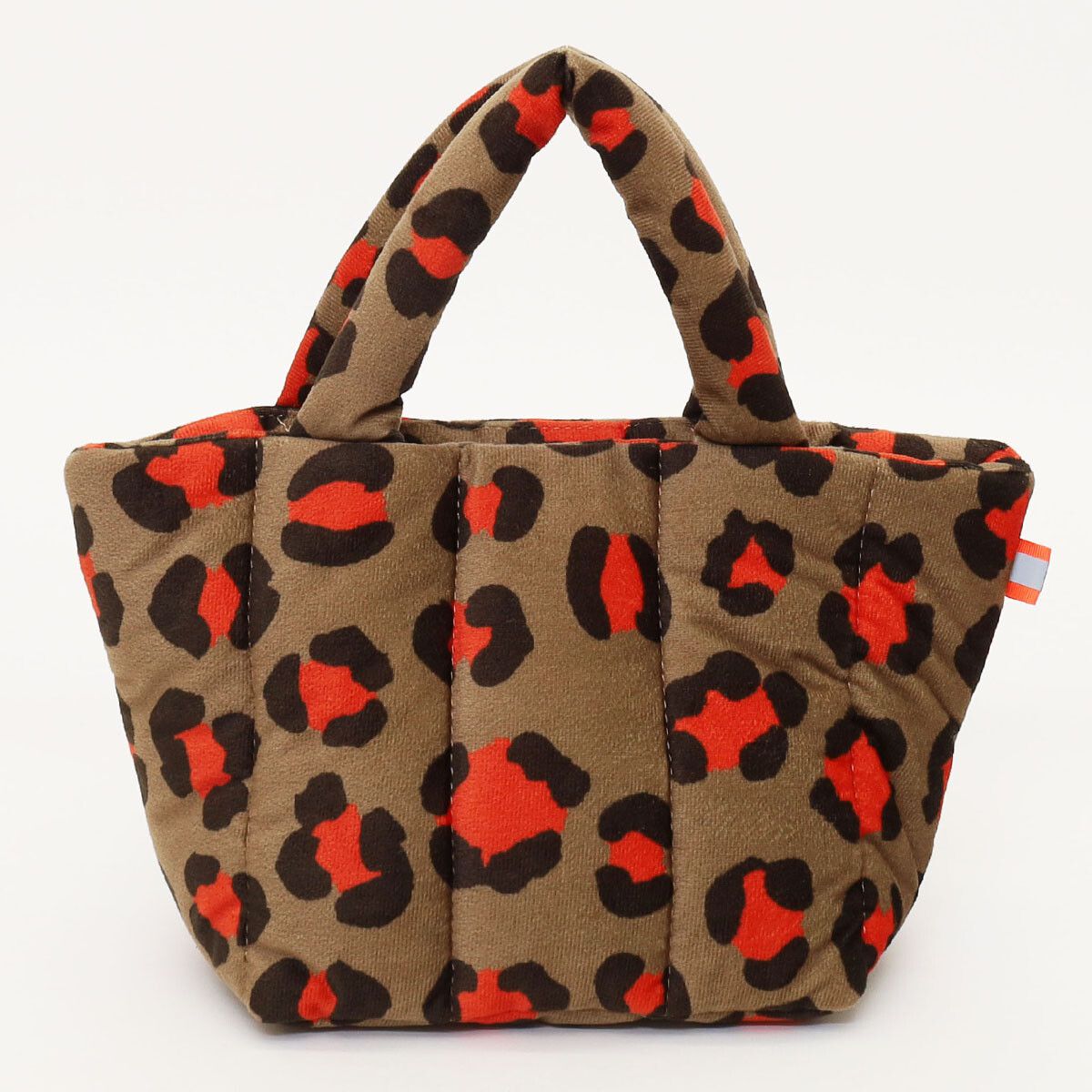 日本 COOCO - 衍縫鋪棉雲朵手提包-亮橘 (W20*H18*D14cm)