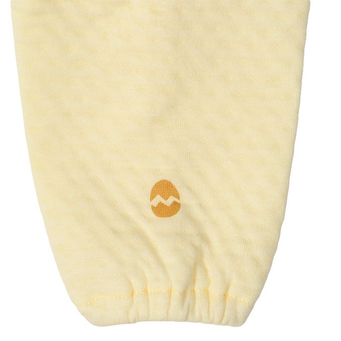 akachan honpo - 長袖舒適連身衣-黃色 (50~60cm)