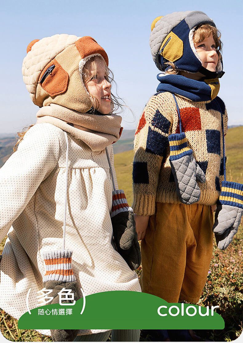冬季新品登場！超萌保暖配件｜圍巾Ｘ手套Ｘ圍脖｜可愛童趣