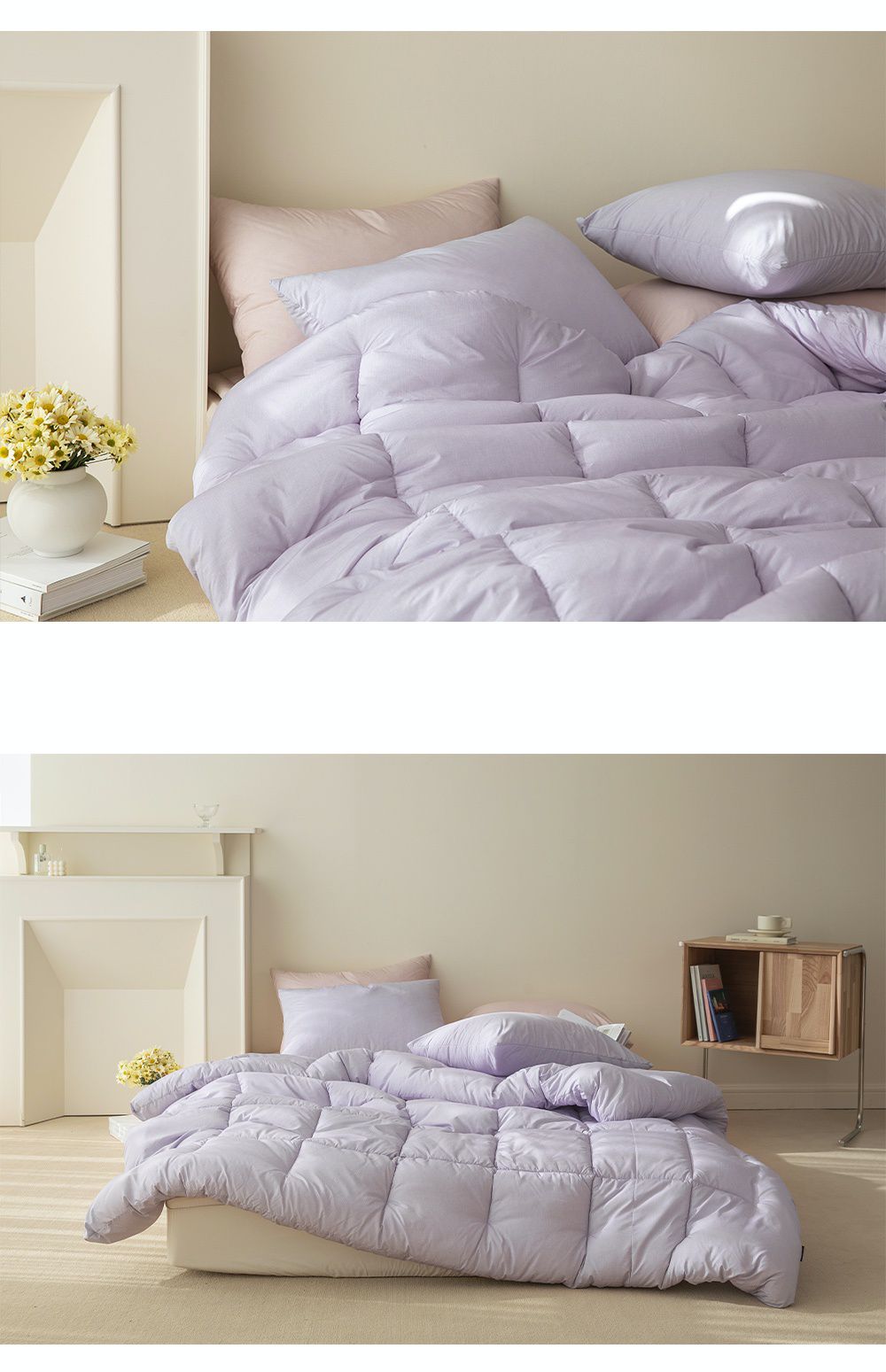 韓國 Maatila - 可水洗M2全方位抗菌防蟎四季被-薰衣草森林