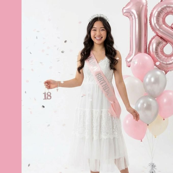 love, charlotte - Happy Birthday 生日快樂慶生髮箍肩帶組