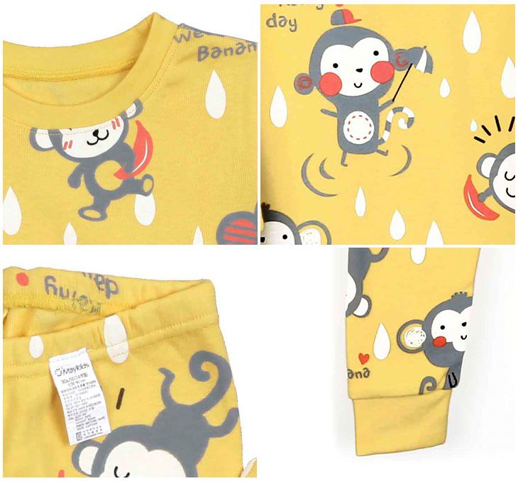 [現貨] ✦ 零碼出清價 ✭ 韓國 Maykids 有機棉長袖家居服/防踢被 ✭