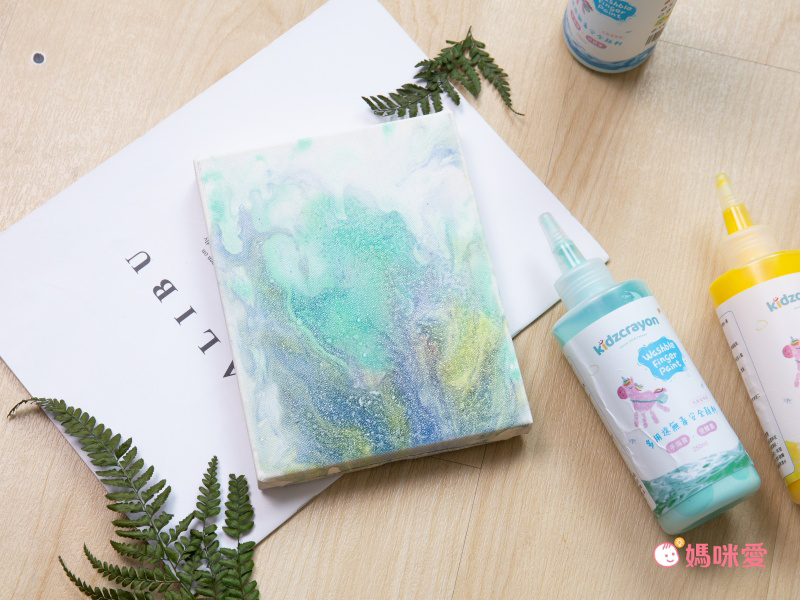 kidzcrayon - 兒童無毒顏料(手指膏/流體畫)250ml補充瓶-白