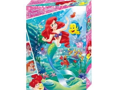 小美人魚 1000片盒裝拼圖(B)-小美人魚
