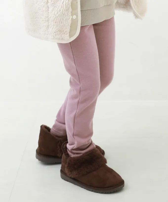 日本 devirock - RICH WARM 保暖裏毛合身長褲-深藍