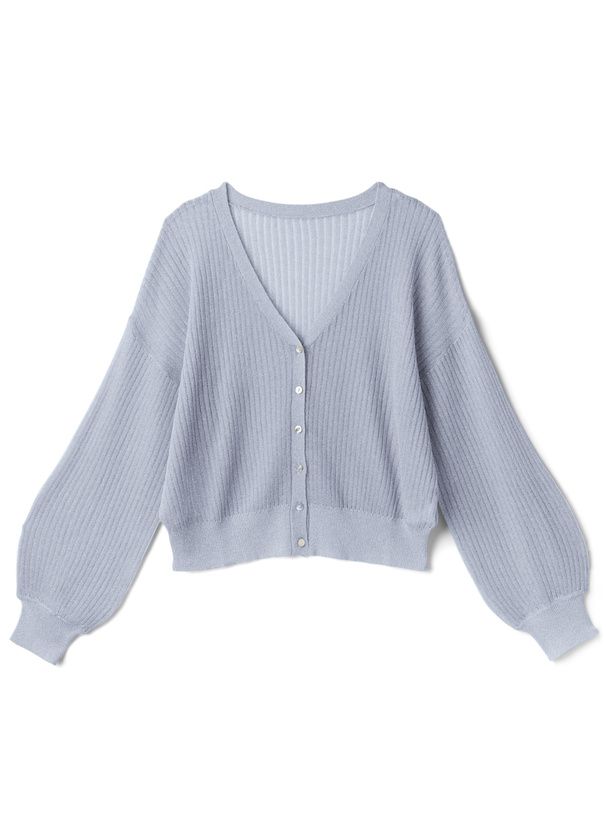 日本 GRL - 嫘縈混百搭透氣薄外套-水藍 (F)