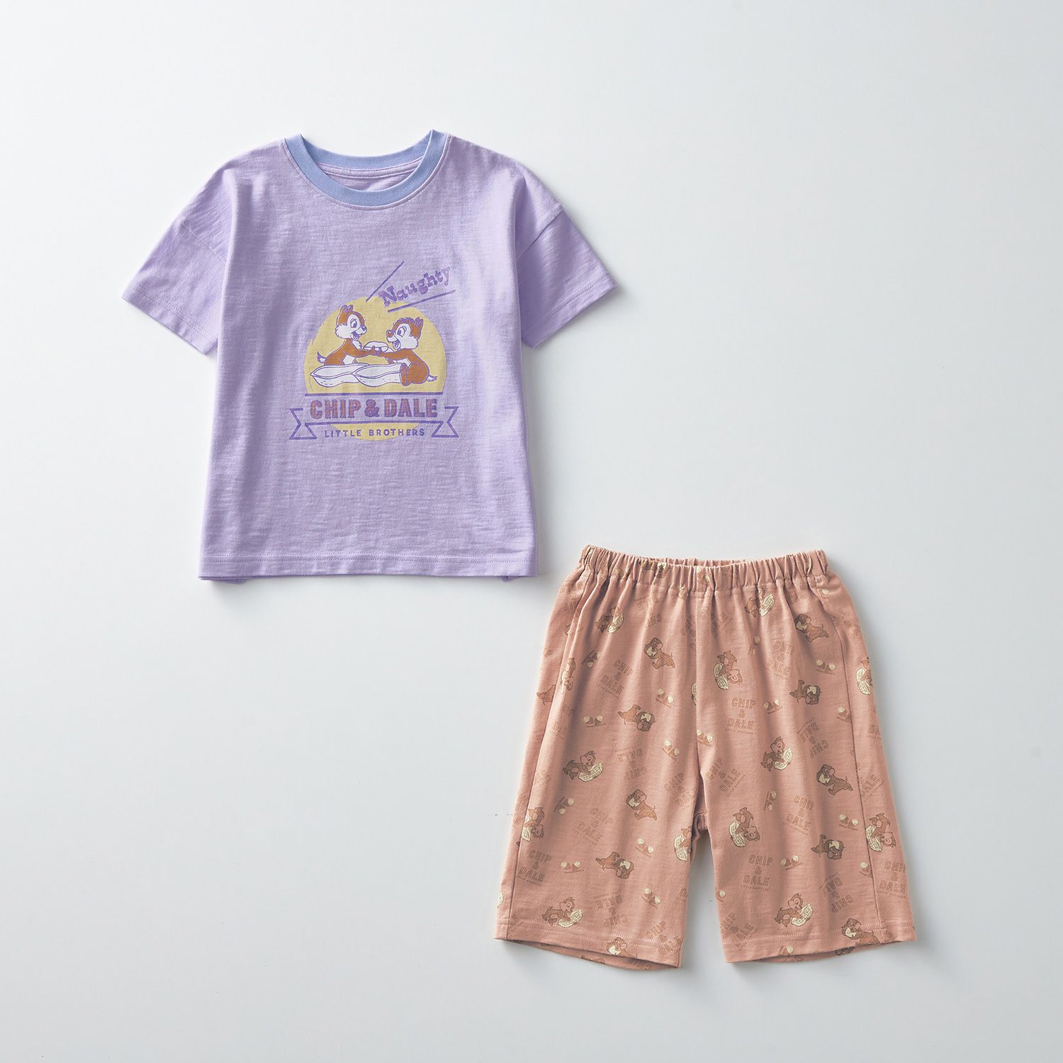 日本千趣會 - 迪士尼 純棉涼爽短袖家居服/睡衣-唐老鴨-深藍x灰