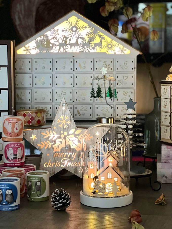 decoDoma - 降臨曆-玻璃雪燈
