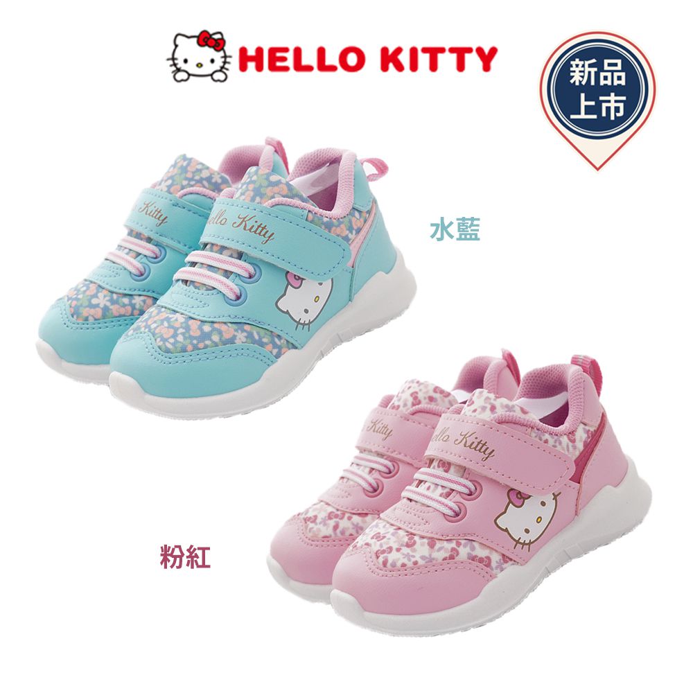 HELLO KITTY - 小碎花運動鞋款(小童段)-粉