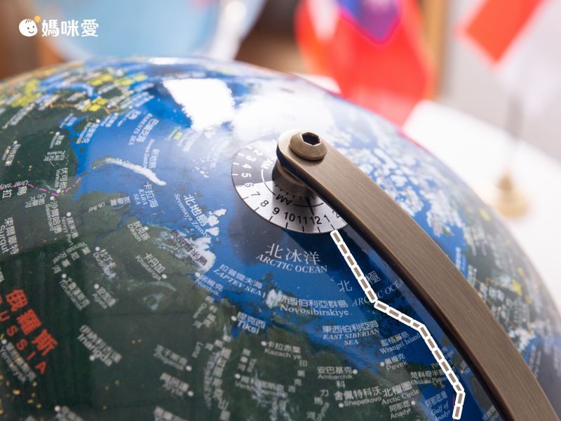 SKYGLOBE - 12吋地形海溝人口分佈古銅色底座地球儀(附燈/中英文對照)