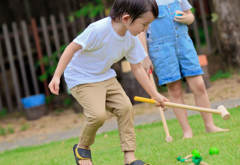 泰國 Plantoys - 經典木作童玩-槌球組