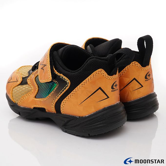 Moonstar日本月星 - 月星閃電電燈競速童鞋-ZB11123金(中小童段)-機能運動鞋-金