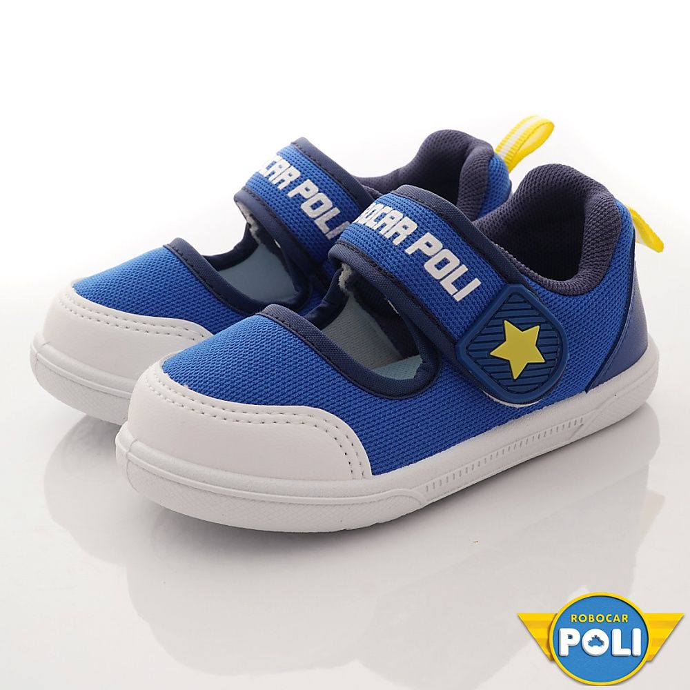台灣製POLI室內鞋(中小童段)-室內鞋-藍