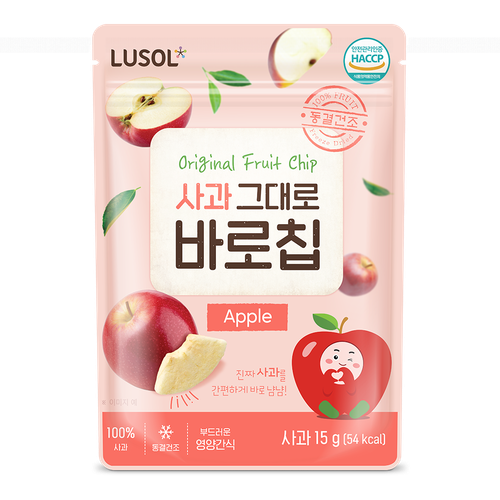 韓國 LUSOL - 水果乾(6m+) (蘋果)-15g