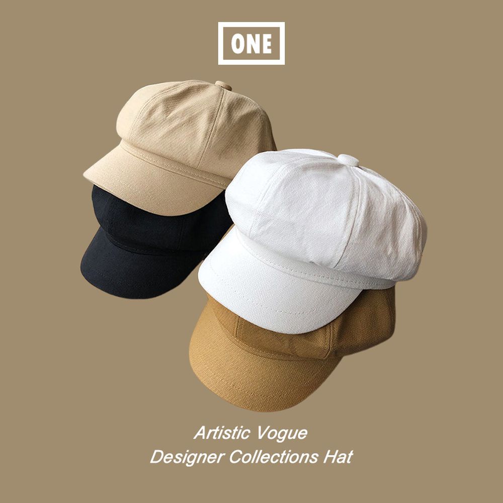 Pure One - 韓版時尚 貝蕾帽 防曬帽 多款任選 C822