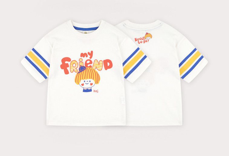 韓國 HEJMINI - 黃毛女孩T