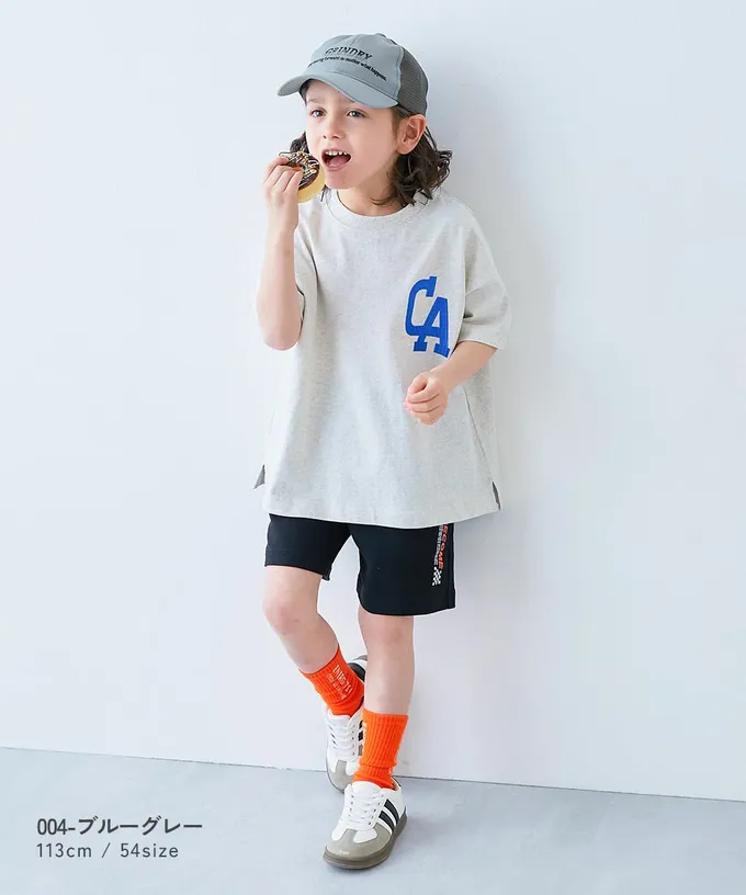 日本 devirock - 透氣網眼休閒卡車帽(可親子裝)-小花-紫羅蘭